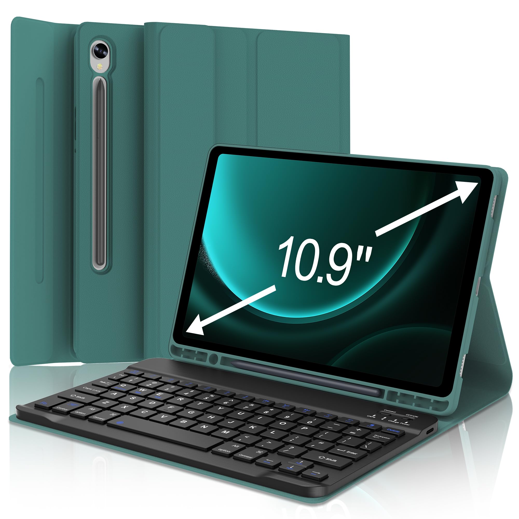 Amazon.com: Galaxy Tab S9 FE 10.9inch Keyboard Case for Amazon.com: Galaxy Tab S9 FE 10.9inch Keyboard Case for